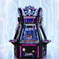 Machine à poussoir de pièces à prix d'usine pour centres de divertissement familial, construite comme une machine d'arcade avec solution de jeu pour 5 joueurs connectables