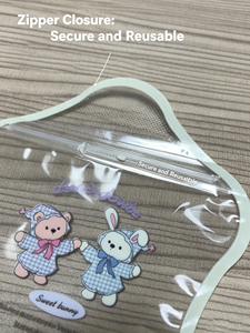 Cute star-shaped self-sealing gift <b>bags</b> – reusable & high-quality packaging; small gift <b>bags</b>; ideal for sweets; <b>transparent</b> seal - Product Image 6