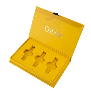 Custom Luxury Mascara Packaging Box Magnetic Closure Cosmetic Gift Box Rigid Beauty Packaging With Insert Gold Foil Stamping Box - Product Image 1