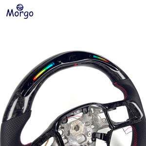 Accesorios Interiores para Ford, Volante de Fibra de Carbono Forjado Personalizado para Mustang GT 350 500 Shelby 2024+, Estilo Racing - Product Image 5
