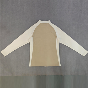 YOUMI Vêtements de sport personnalisés OEM sans plis à <span class=keywords><strong>fermeture</strong></span> éclair, manches longues, séchage rapide, compression en spandex pour la gym, l'entraînement, la course et le yoga - Product Image 2