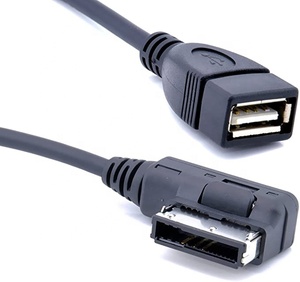 Cable Adaptador <span class=keywords><strong>AMI</strong></span> USB para Audi A4 A6 Q5, Cable de Interfaz Musical para Automóvil - Product Image 2