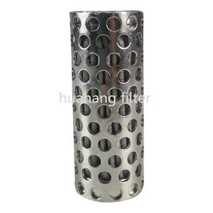 Filtres à cartouche filtrante frittés en poudre d'acier inoxydable de haute qualité de haute qualité d'approvisionnement direct d'usine avec un bon prix - Product Image 1