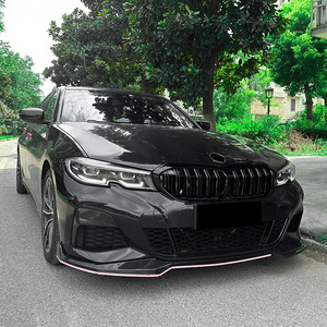 Bmw 3 Series G20 Dual Bar All Black Obsidian Night Grille Kit For Early 2019 2022 Models Cross Border Modification - Product Image 2