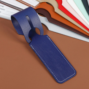 Fashion NA Brand PU Luggage Name Tag Anti Loss Solid Color Travel <b>Suitcase</b> <b>Label</b> X-GP203 - Product Image 2