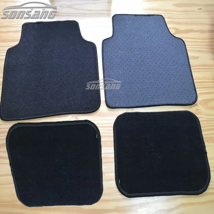 Customized Universal Carpet Car Floor Mat Fit Car Foot Mats Custom Logo Car Floor Mats for Amazon Sellers