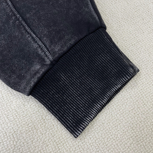 Sweats à capuche surdimensionnés coupe-vent écologiques d'hiver lourds de haute qualité pour hommes Impression par transfert de chaleur personnalisée Polyester/coton - Product Image 6