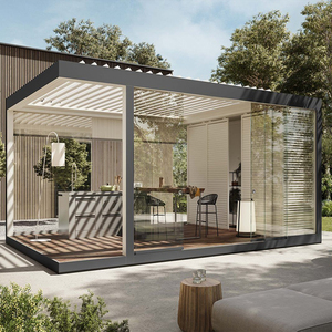 Tipo-200 Fácil instalación Cancopy exterior Sunroom Pergola Gazebo motorizado parasol patio y dosel patio jardín toldos - Product Image 2