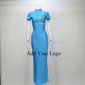 2025 Ins Offre Spéciale sexy jupe longue camisole col en v profond coupe ajustée femmes tenue décontractée <span class=keywords><strong>pas</strong></span> <span class=keywords><strong>cher</strong></span> vêtements <span class=keywords><strong>grossiste</strong></span> - Product Image 5