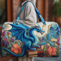 Sac bandoulière/épaule matelassé multifonctionnel à motif de dessin animé imprimé en 3D, style européen et américain, pour le marché transfrontalier