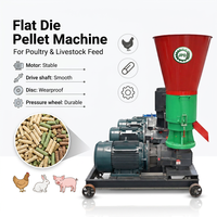 Machine à granulés d'aliments électriques professionnelle de 22 kW, 400 kg/h, pour volailles, poulets, bovins, moutons, granulateur d'aliments, Thaïlande