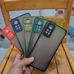 Coque de téléphone portable pour Redmi NOTE11E, TPU mat, couleur contrastante, pare-chocs pour Xiaomi 10C - Product Image 3