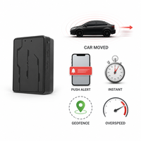 Localizador con Alarma de Vibración al Detectar Movimiento del Vehículo, Notificación Push, 4G LTE, Geocerca, Exceso de Velocidad, Rastreador GPS Inalámbrico en Tiempo Real