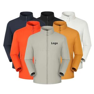 Wholesale Custom logo Outdoor Windproof Waterproof <b>Jacket</b> <b>Men</b> Long Sleeve <b>Jacket</b> Activewear Stand Collar Softshell <b>Jacket</b> - Product Image 5