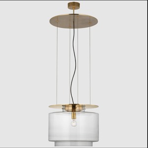 Lámpara de Araña de Cristal ORB Vintage, Estilo <span class=keywords><strong>Foucault</strong></span>, con Globos de Hierro Oxidado - Product Image 4