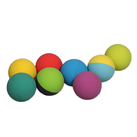 Balle de racquetball/squash professionnelle personnalisée KUISHEN TR-997, 45/55/57/60mm, creuse, haute performance, en caoutchouc massant pour le handball