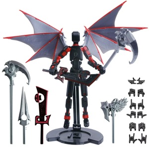 Décorations de bureau Robot imprimé en 3D Multi-articulé Mobile <span class=keywords><strong>Titan</strong></span> T13 Figurine d'action pour les amateurs de jeux - Product Image 2