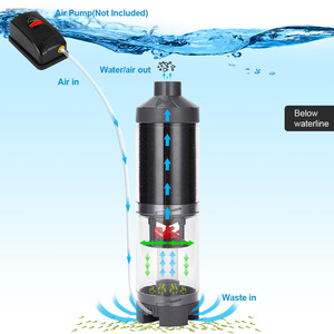 Lynpet in plastica acrilica filtro per pesci sgabello acquario acqua dolce/acqua salata gallone corallo pulizia pompa in scatola pompa inclusa - Product Image 4