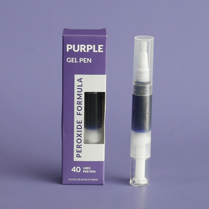 2*4ml HP Peroxide Paarse Tandbleekgel Pen - Door Tandartsen Goedgekeurd, Directe Kleurcorrectie & <span class=keywords><strong>7</strong></span> Dagen Diepgaande Vlekverwijdering - Product Image 1