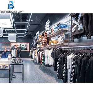 Fabbrica all'ingrosso abbigliamento personalizzato <span class=keywords><strong>Sportswear</strong></span> <span class=keywords><strong>Store</strong></span> Design da banco negozio di abbigliamento vetrina negozio di abbigliamento Design - Product Image 4