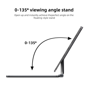 เคสแม่เหล็กสำหรับ <span class=keywords><strong>iPad</strong></span> เคสรุ่น10th Air11นิ้ว M3 A16 Pro11 M4 Pro 12.9 13เคสคีย์บอร์ดมหัศจรรย์อลูมิเนียมอัลลอยด์ - Product Image 5