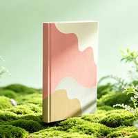Carnet à couverture rigide personnalisable avec logo, couleurs contrastées, couverture en PU gaufrée, carnet d'écriture professionnel pour la vente en gros