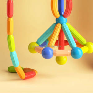 Bricolage Construction magnétique apprentissage précoce constructeur éducatif variété enfants tige magnétique blocs de construction pour enfants jouets - Product Image 5