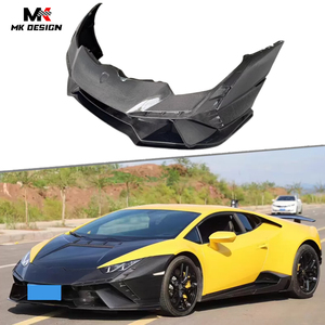 Parachoques Delantero de Fibra de Carbono Seca para <span class=keywords><strong>Lamborghini</strong></span> Huracán LP580 LP610 EVO, Estilo Tecnica Modificado, Kits de Carrocería - Product Image 1