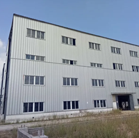 Maison modulaire préfabriquée à aménagement spacieux, structure en acier léger avec plan de sol ouvert pour les familles
