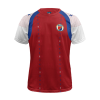 Maillot de football Haïti Les Grenadiers – Impression personnalisée à la demande – Uniforme de football pour homme à col ras du cou – Respirant, manches courtes, séchage rapide