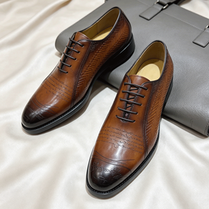 <span class=keywords><strong>Scarpe</strong></span> Oxford <span class=keywords><strong>da</strong></span> Uomo Comode e Traspiranti in Vera Pelle con Lacci per Matrimoni di Lusso e Occasioni Formali - Product Image 5