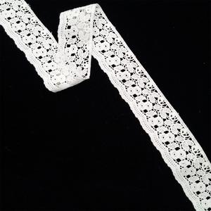 Giysi için yaprakları daire Floret desen pamuk dantel ile beyaz içi boş - Product Image 5