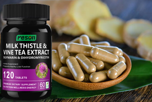 Ausreson OEM Liver Support Tudca Milk Thistle Extract Silymarin Organic Health Supplement Milk Thistle Tablets - Product Image 4