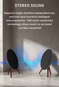 120W High End Smart Floor <b>Standing</b> Huge Output <b>Speaker</b> Loud With RGB Light Multi Color Led Light - Product Image 5