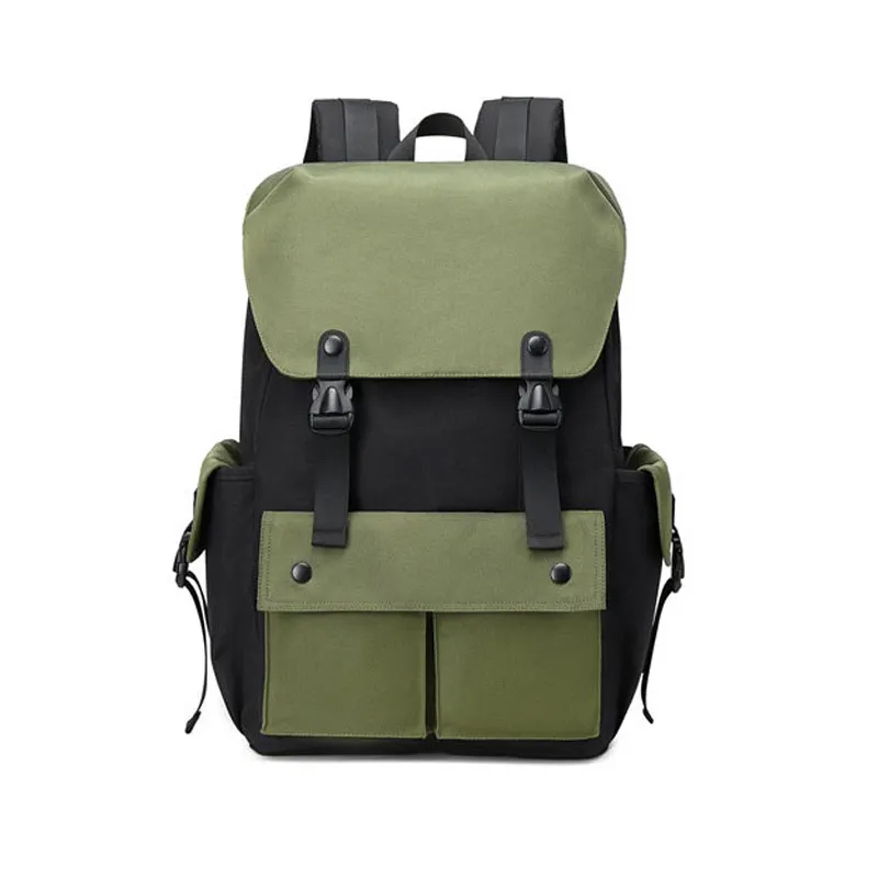 Laptop mochilas adult student back pack nylon travel bags korean style green school backpack for student