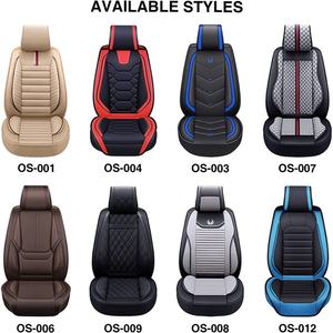 Fundas de Asiento de Coche de Cuero de Lujo de Fábrica, Juego Completo, Protector de Asiento de Coche, Fundas Universales para Asientos de Coche - Product Image 5