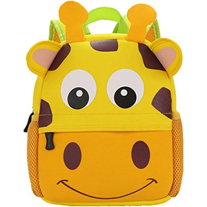 Sac à déjeuner Zoo 3D, Sac à dos maternelle mignon animaux de dessin animé, Sacs à dos pour enfants, Sac d'école pour tout-petits - Product Image 1