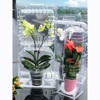 Petit emballage transparent en papier végétal personnalisé Boîte rectangulaire à fenêtre en plastique PET