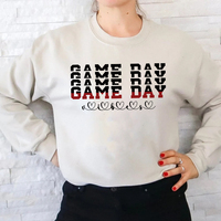 Impression par transfert thermique pour le jour du match, motif DTF pour t-shirts, vente en gros