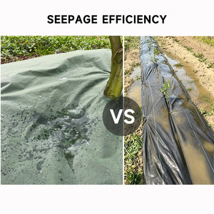 Film <span class=keywords><strong>de</strong></span> <span class=keywords><strong>paillage</strong></span> anti-UV respirant pour jardin, largeur 0,6-2m, avec trous, en tissu non tissé PP, collection Printemps 2026 - Product Image 4
