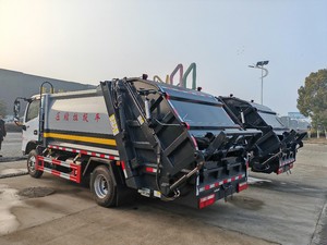 Camión de Basura de Compresión de 6 Metros Cúbicos - Vehículo de Recolección de Basura - Camión de Basura con Chasis Dongfeng 4X2 - Product Image 3