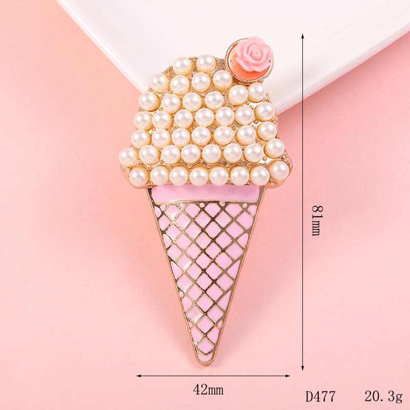 D477 ice cream (pink with gold background)