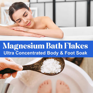 Flocons <span class=keywords><strong>de</strong></span> bain concentrés au <span class=keywords><strong>chlorure</strong></span> <span class=keywords><strong>de</strong></span> <span class=keywords><strong>magnésium</strong></span> pour une relaxation profonde et une hydratation accrue <span class=keywords><strong>de</strong></span> la peau, pour le corps et les pieds - Product Image 5