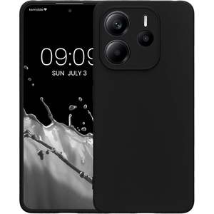 Funda para Xiaomi Redmi Note 14 4G, Delgada, de TPU, con Acabado Negro Mate, Protectora y Suave - Product Image 1