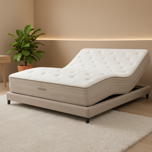 <span class=keywords><strong>Matelas</strong></span> King convertible intelligent à ressorts ensachés réglable en hauteur avec élévation de la tête et des pieds, application Tuya Smart Life, mobilier de maison - Product Image 3