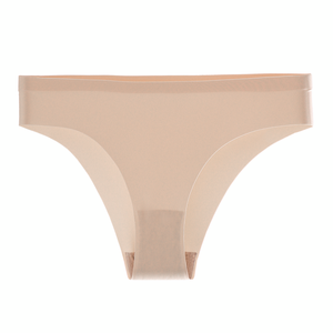 Slip Brasiliana da <span class=keywords><strong>Donna</strong></span> a Vita Bassa Morbidi Senza Cuciture Mezza Confezione Sexy da Tutti i Giorni Bikini Briefs con Logo in Vita <span class=keywords><strong>Intimo</strong></span> Mutandine - Product Image 6