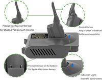 Adaptateur de batterie à faible MOQ pour batterie lithium Ryobi 40V, compatible avec les outils d'aspirateur Dyson séries V7/V8