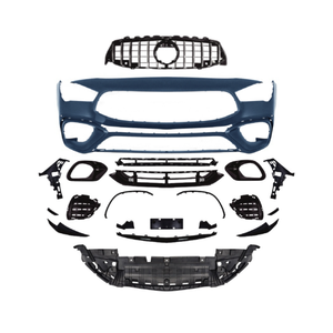Para <span class=keywords><strong>Mercedes</strong></span>-Benz <span class=keywords><strong>CLA</strong></span> W118 mejorado y modificado <span class=keywords><strong>AMG</strong></span> CLA45 Kit de Carrocería deportiva (parachoques delantero parachoques trasero parachoques lateral) - Product Image 3