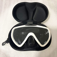 Étui portable étanche en EVA pour lunettes de ski, résistant à la compression, avec fermeture éclair, forme rectangulaire, crochet de voyage inclus, pour lunettes de natation