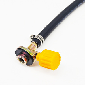 Válvula de recarga de propano, manguera de gas para estufa de camping, uso en exteriores, 1 unidad, metal, para todas las estaciones - Product Image 2